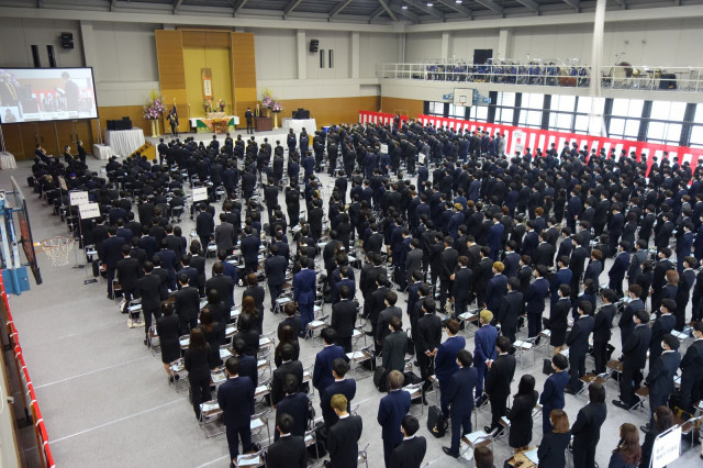 2022年度の先端理工学部・理工学研究科の入学式が行われました。