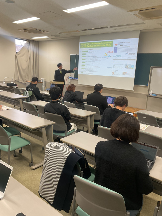 Seminar “pre-treatments of membrane” in ES-Ryukoku university 2026を開催しました。